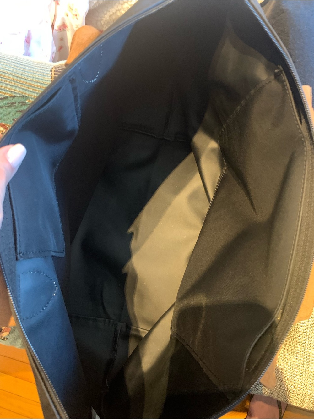 Longchamp large Black Tote - Picture 5 of 9